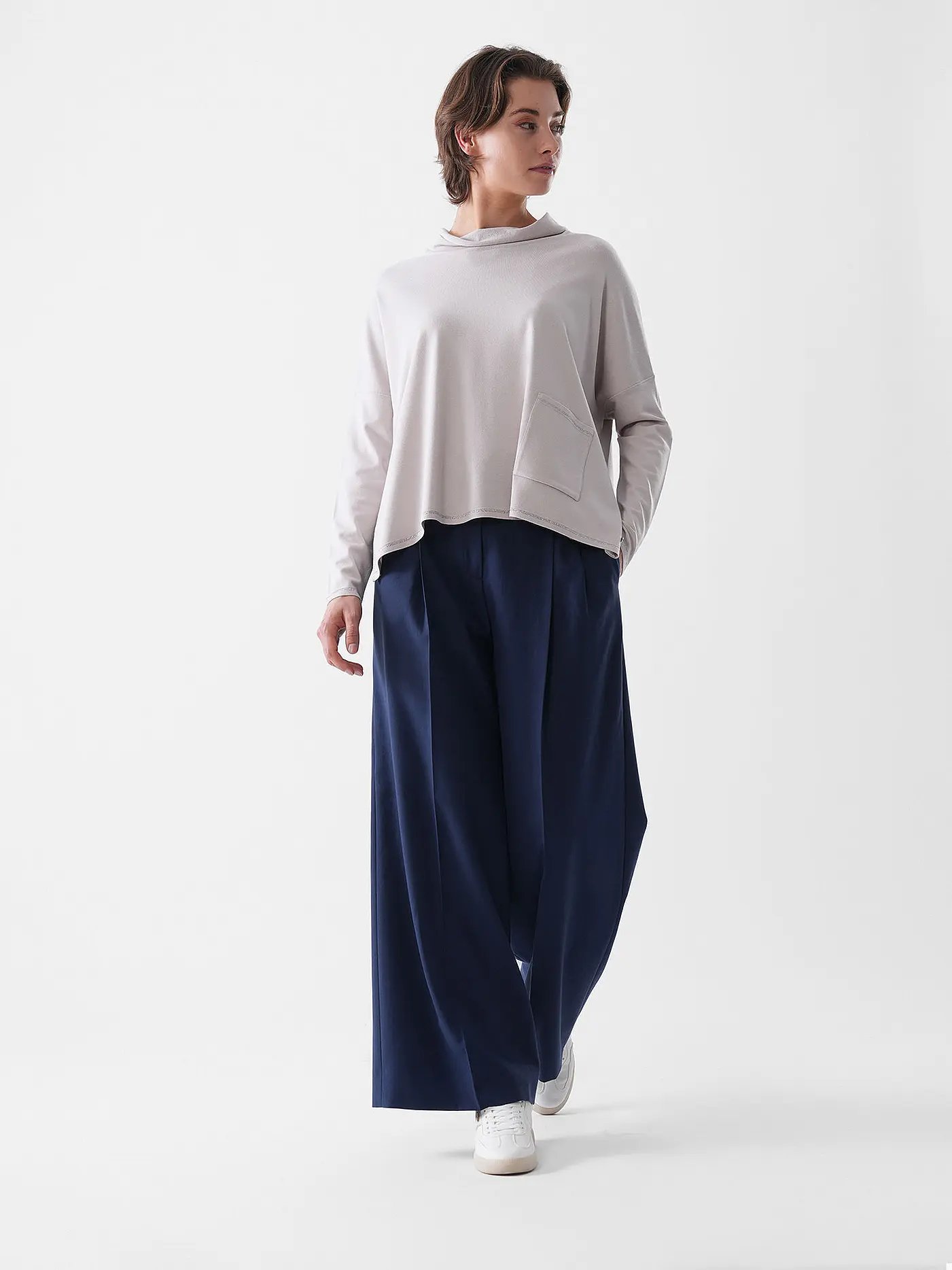 MARC CAIN | Rollkragenpullover | hellgrau